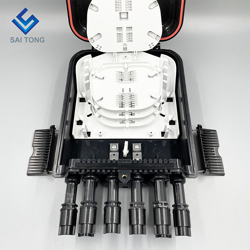 Южная Америка FTTH 2/8 Порт Fibra Optica Cajas Терминал Водонепроницаемый оптоволоконный IP68 Распределительная коробка Новое соединение с фланцем huawei