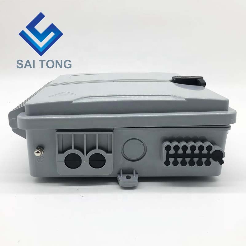 FTTH Outdoor 12 Core/port IP65 Fiber Optic Connector Box Водонепроницаемый кабельный ввод Gpon Onu Fiber Optic Splice Box Plastic BOX NAP