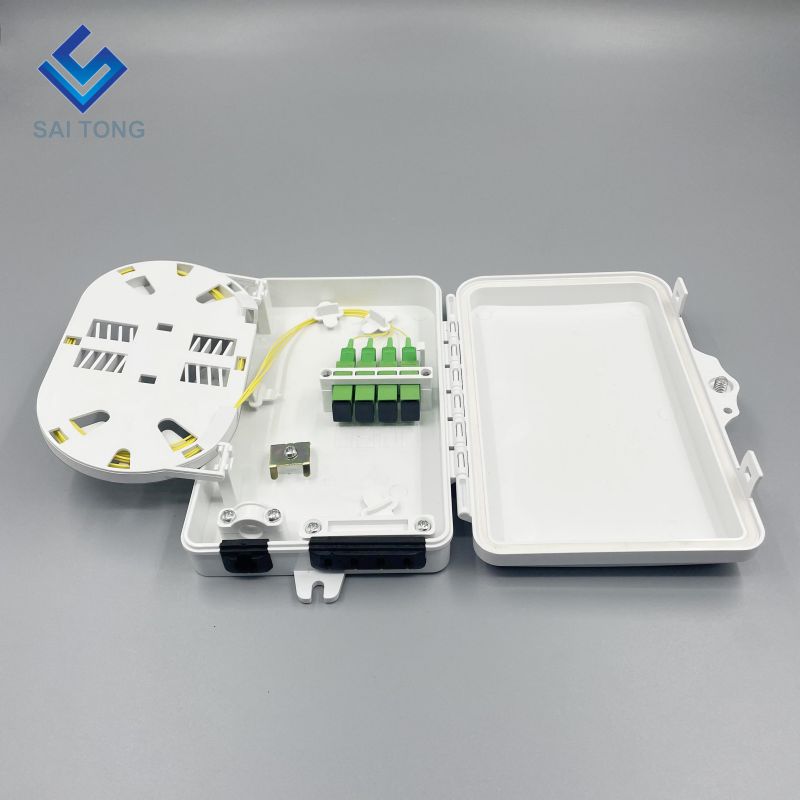 IP65 Питание 1 вход 4 выхода ST-F311 FTTH Mini 6 ядер Оптоволоконная распределительная рама Терминатор FDB Box для использования вне помещений