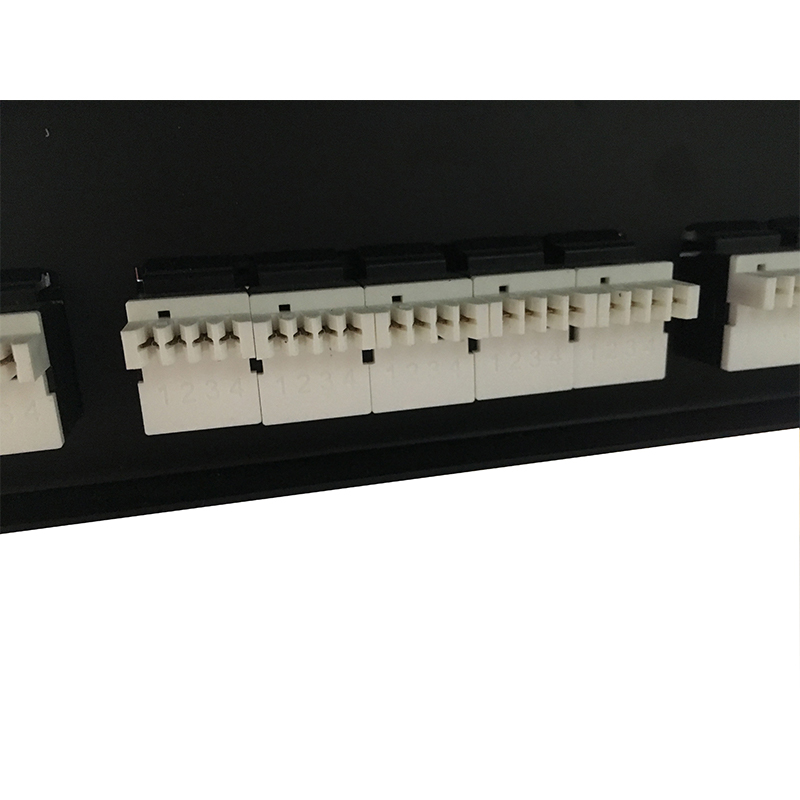 2U 19 '' 50 портов RJ11 Krone Jackets, стальной кронштейн Cat3 Patch Panel Blank Unshielded utp Cat3 RJ11 Patch Panel