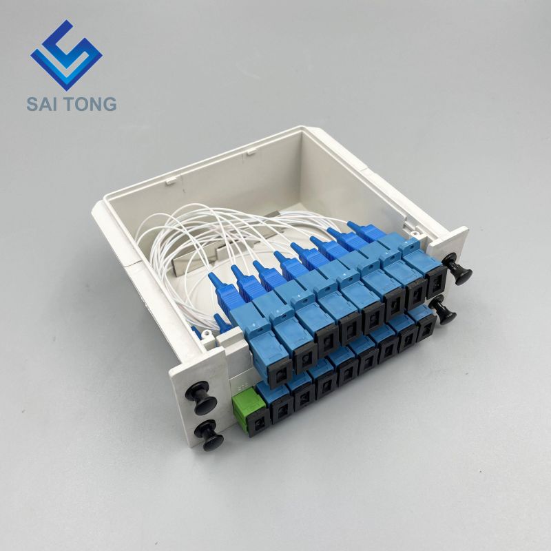 Оптически SC/UPC 1x16 LC LGX Box Type 1:16 Кассетный модуль PLC Волоконно-оптический сплиттер