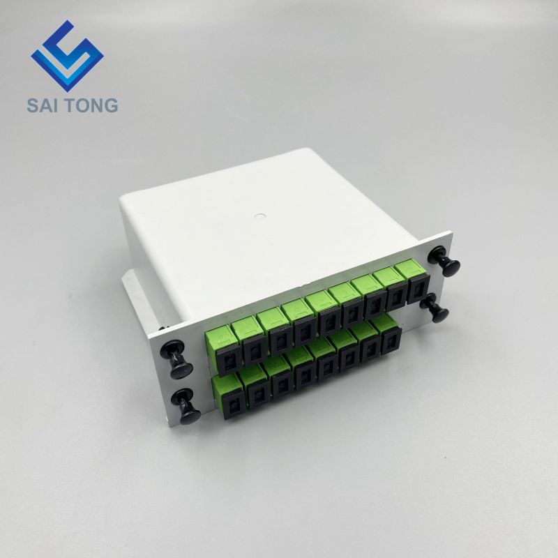 Оптически SC/APC 1x16 LC LGX Box Тип 1:16 Кассетный модуль PLC Волоконно-оптический сплиттер