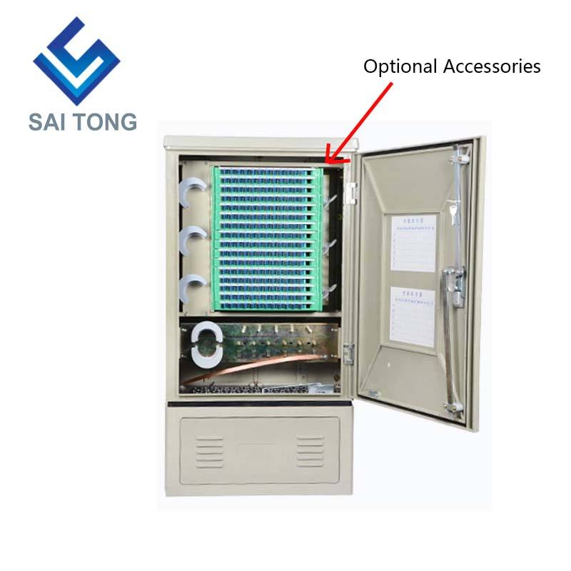 SaiTong FTTH 144 Core кроссовый шкаф телекоммуникационного оборудования SMC открытый водонепроницаемый IP55 144 основных оптоволоконных шкафа ODF