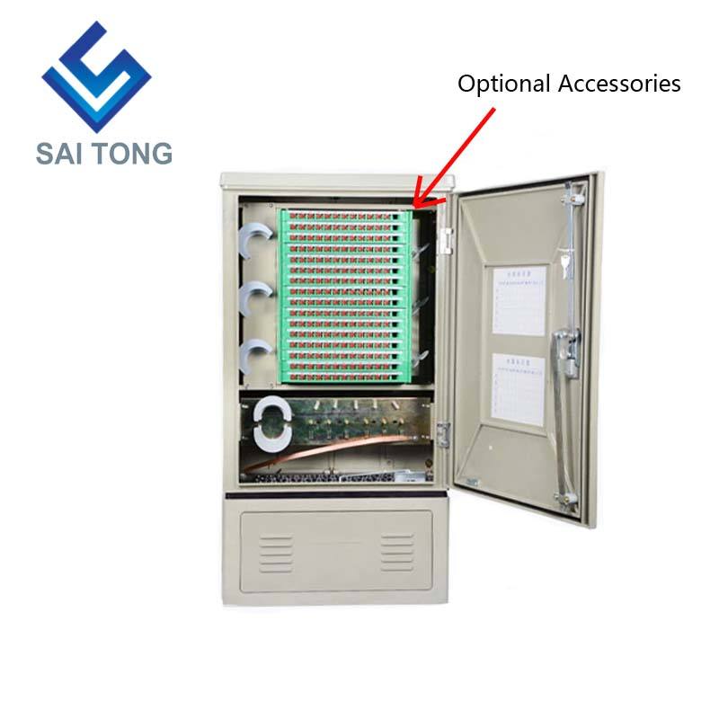 SaiTong FTTH 144 Core кроссовый шкаф телекоммуникационного оборудования SMC открытый водонепроницаемый IP55 144 основных оптоволоконных шкафа ODF