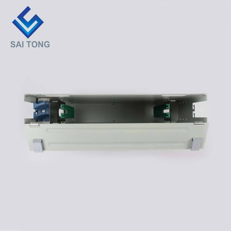 SaiTong FTTH 19-дюймовый монтажный шкаф 24-портовый шкаф SC/FC ODF 2 U 24-ядерный оптоволоконный распределительный каркас Дополнительная полная нагрузка