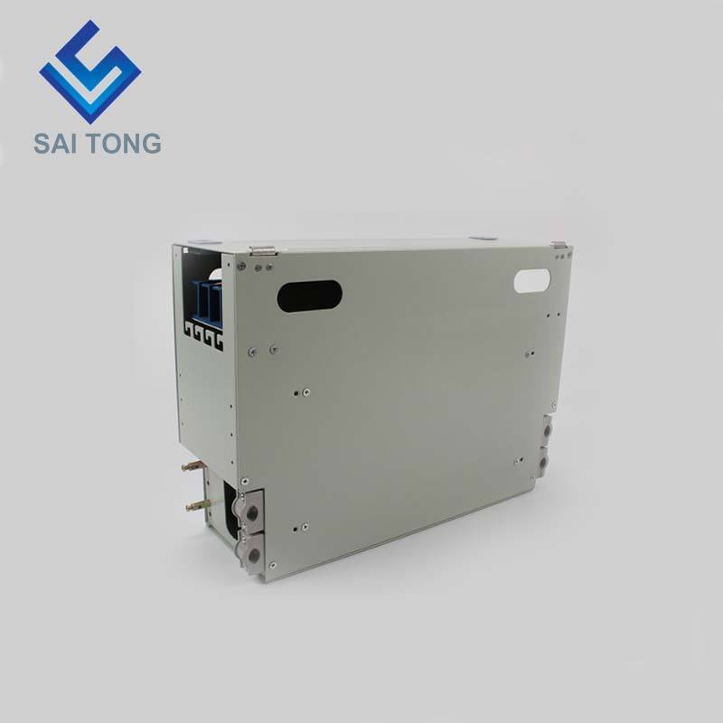 SaiTong FTTH 19-дюймовый стоечный шкаф с 48 портами SC/FC ODF 4 U 48-ядерный оптоволоконный распределительный каркас Дополнительная полная нагрузка