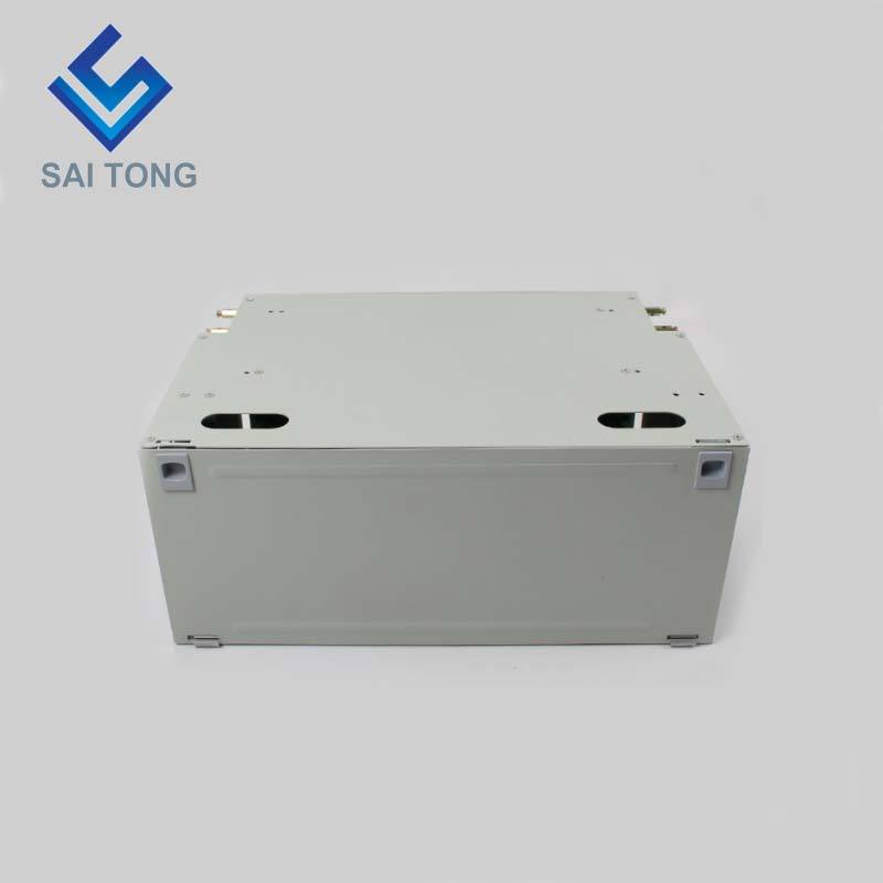 SaiTong FTTH 19-дюймовый стоечный шкаф с 72 портами SC/FC ODF 6 U 72-ядерный оптоволоконный распределительный каркас Дополнительная полная нагрузка